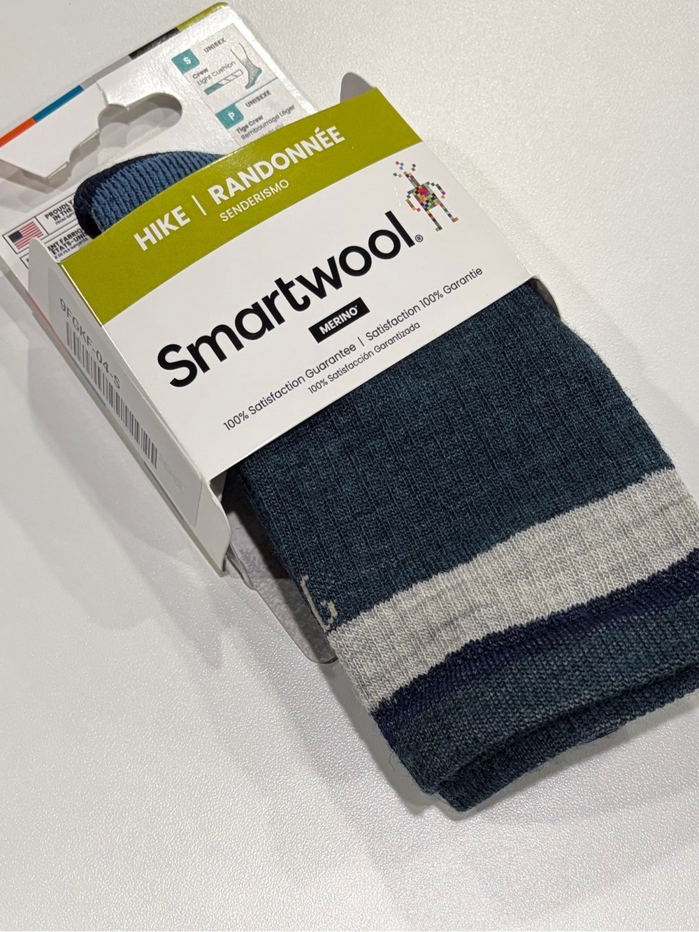 SmartWool Women's Small Outdoor Light Cushion Socks Blue NWT Wool Blend